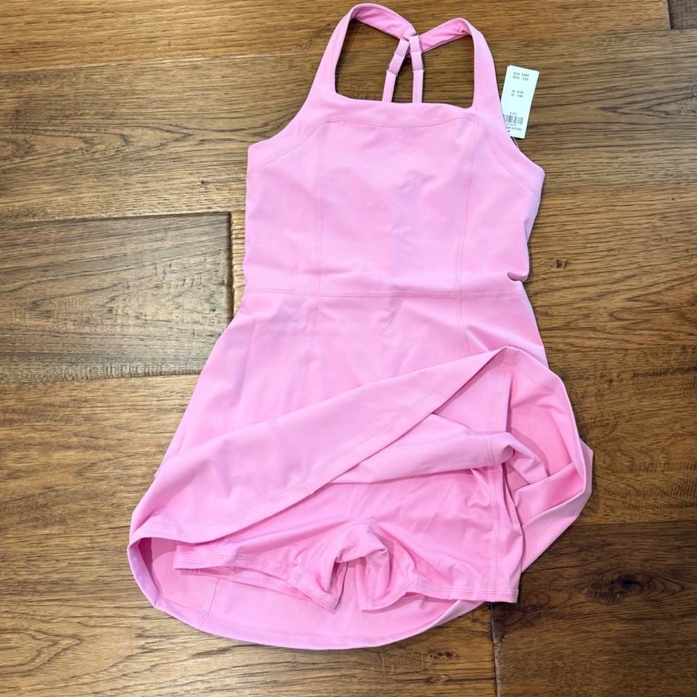 Chic Pink Racerback Dress
